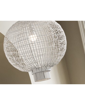 MUNA- LAMPARA RATAN BLANCO D50